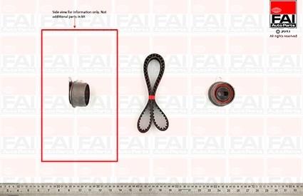 FAI AutoParts TBK425 - Timing Belt Set www.autospares.lv