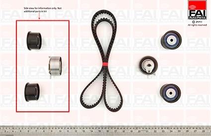 FAI AutoParts TBK54 - Timing Belt Set www.autospares.lv