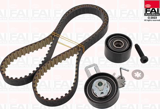 FAI AutoParts TBK557 - Комплект зубчатого ремня ГРМ www.autospares.lv