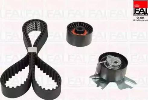 FAI AutoParts TBK537 - Timing Belt Set www.autospares.lv