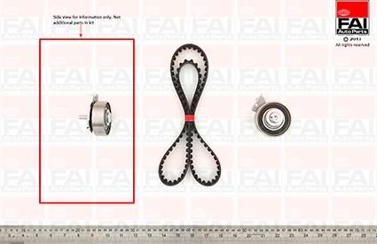 FAI AutoParts TBK53 - Timing Belt Set www.autospares.lv