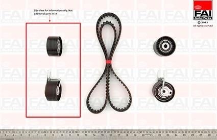 FAI AutoParts TBK190 - Timing Belt Set www.autospares.lv