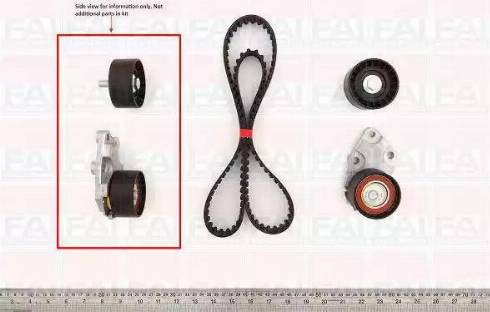 FAI AutoParts TBK165 - Zobsiksnas komplekts autospares.lv