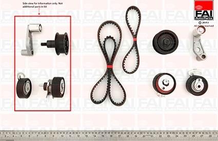 FAI AutoParts TBK160 - Timing Belt Set www.autospares.lv