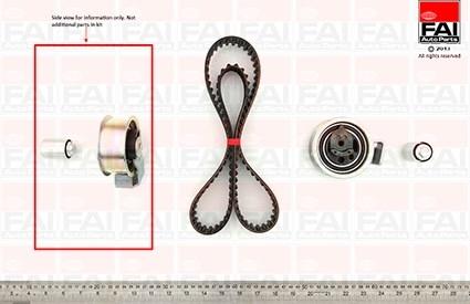 FAI AutoParts TBK161 - Zobsiksnas komplekts www.autospares.lv