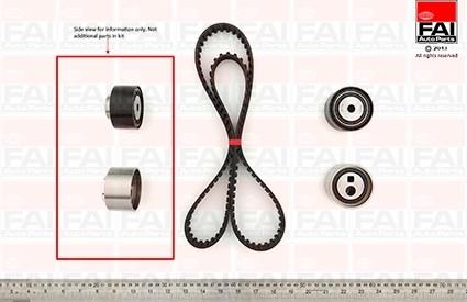 FAI AutoParts TBK110 - Zobsiksnas komplekts autospares.lv