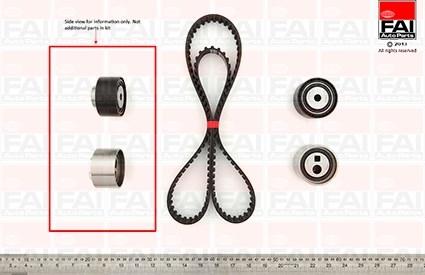 FAI AutoParts TBK111 - Zobsiksnas komplekts autospares.lv