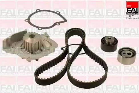 FAI AutoParts TBK186-6310 - Водяной насос + комплект зубчатого ремня ГРМ www.autospares.lv