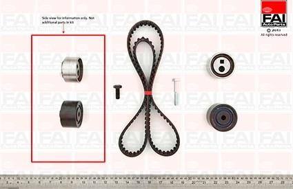 FAI AutoParts TBK124 - Zobsiksnas komplekts autospares.lv