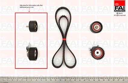 FAI AutoParts TBK174 - Zobsiksnas komplekts autospares.lv