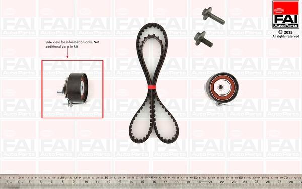 FAI AutoParts TBK177 - Timing Belt Set www.autospares.lv