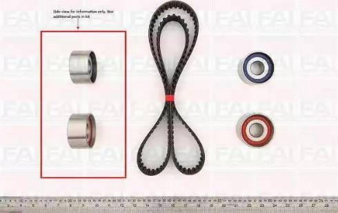 FAI AutoParts TBK84 - Zobsiksnas komplekts autospares.lv