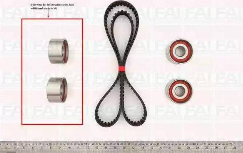 FAI AutoParts TBK85 - Zobsiksnas komplekts autospares.lv