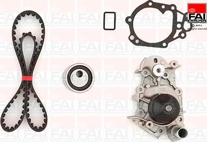 FAI AutoParts TBK88-6124 - Ūdenssūknis + Zobsiksnas komplekts www.autospares.lv