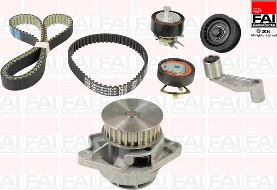 FAI AutoParts TBK346-6210 - Ūdenssūknis + Zobsiksnas komplekts www.autospares.lv