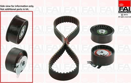 FAI AutoParts TBK341 - Timing Belt Set www.autospares.lv