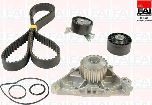 FAI AutoParts TBK369-6440 - Водяной насос + комплект зубчатого ремня ГРМ www.autospares.lv