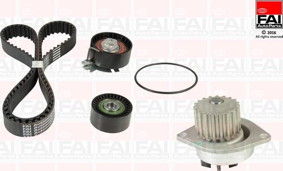 FAI AutoParts TBK252-6038 - Ūdenssūknis + Zobsiksnas komplekts autospares.lv