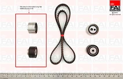 FAI AutoParts TBK219 - Timing Belt Set www.autospares.lv