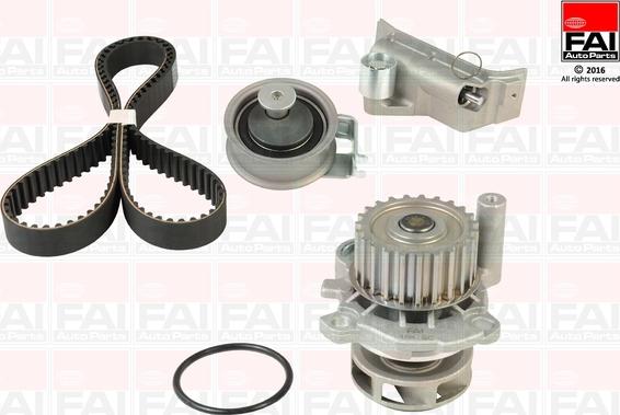 FAI AutoParts TBK216-6128 - Ūdenssūknis + Zobsiksnas komplekts www.autospares.lv