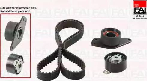 FAI AutoParts TBK233 - Timing Belt Set www.autospares.lv