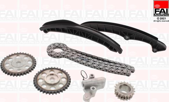 FAI AutoParts TCK405 - Sadales vārpstas piedziņas ķēdes komplekts www.autospares.lv