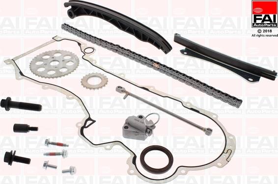 FAI AutoParts TCK6L - Sadales vārpstas piedziņas ķēdes komplekts www.autospares.lv