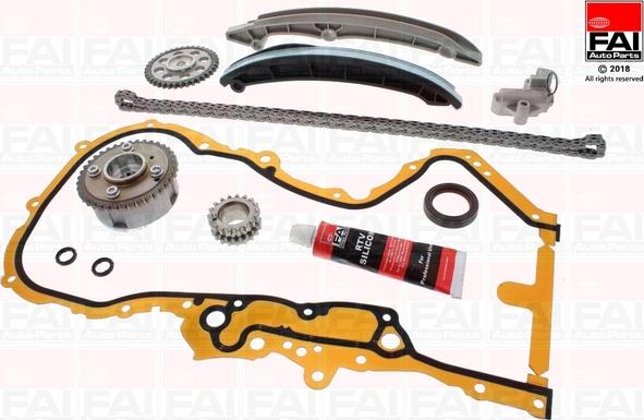 FAI AutoParts TCK202L3VVT - Sadales vārpstas piedziņas ķēdes komplekts autospares.lv