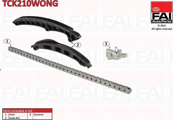 FAI AutoParts TCK210WONG - Sadales vārpstas piedziņas ķēdes komplekts autospares.lv