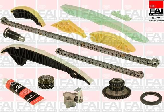 FAI AutoParts TCK222 - Комплект цепи привода распредвала www.autospares.lv