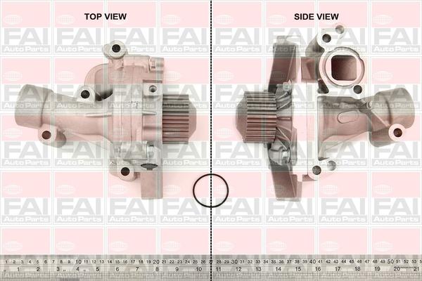 FAI AutoParts WP6477 - Водяной насос www.autospares.lv