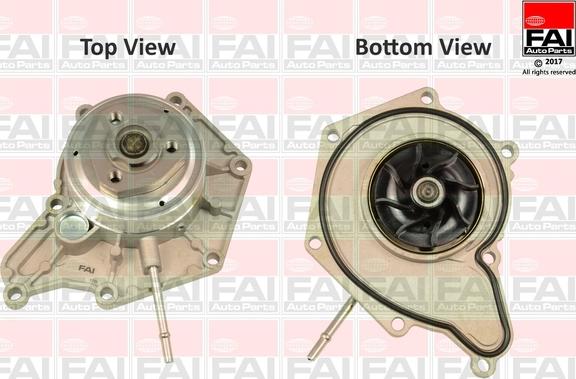 FAI AutoParts WP6657 - Водяной насос www.autospares.lv