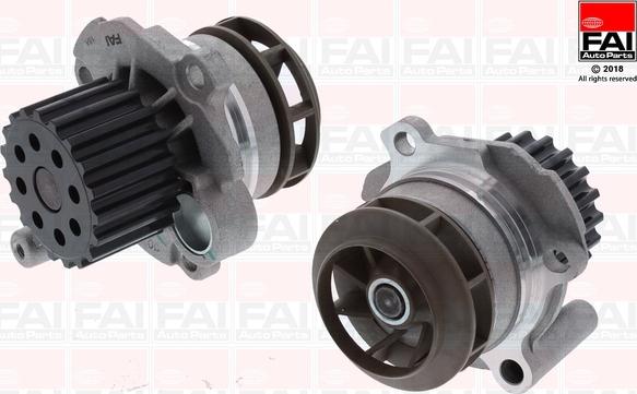 FAI AutoParts WP6673 - Водяной насос www.autospares.lv