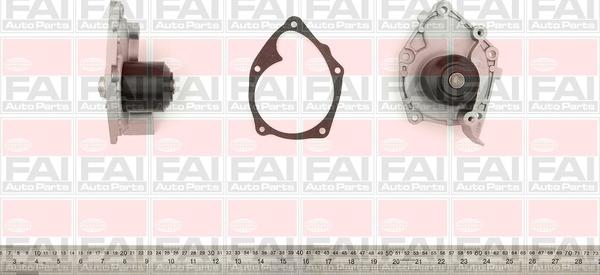 FAI AutoParts WP6386 - Ūdenssūknis www.autospares.lv