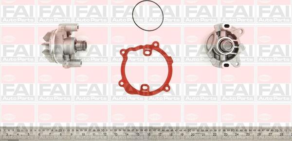 FAI AutoParts WP6380 - Ūdenssūknis autospares.lv