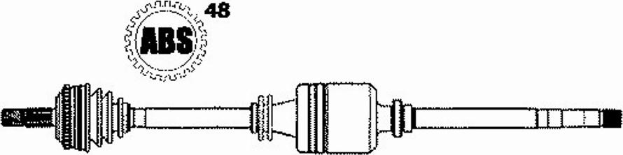 Farcom 121801 - Piedziņas vārpsta www.autospares.lv