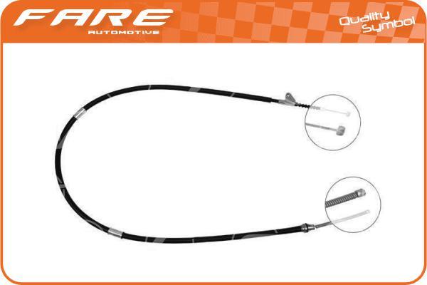 FARE SA 19067 - Cable, parking brake www.autospares.lv