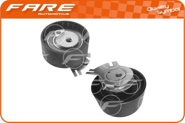 FARE SA 14873 - Spriegotājrullītis, Gāzu sadales mehānisma piedziņas siksna www.autospares.lv