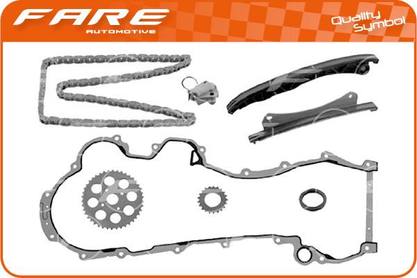 FARE SA 10160 - Комплект цепи привода распредвала www.autospares.lv