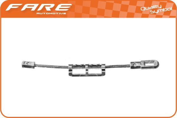 FARE SA 18644 - Trose, Stāvbremžu sistēma www.autospares.lv