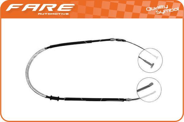 FARE SA 18050 - Trose, Stāvbremžu sistēma www.autospares.lv