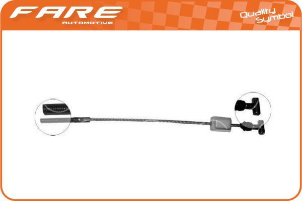 FARE SA 18217 - Trose, Stāvbremžu sistēma www.autospares.lv