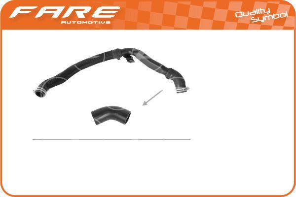 FARE SA 33759 - Шланг радиатора www.autospares.lv