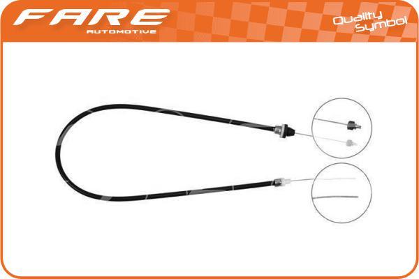 FARE SA 25881 - Akseleratora trose www.autospares.lv