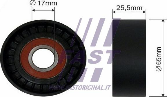 Fast FT44540 - Pulley, v-ribbed belt www.autospares.lv