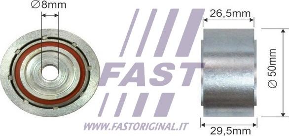 Fast FT44555 - Pulley, v-ribbed belt www.autospares.lv