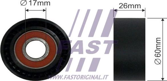 Fast FT44565 - Pulley, v-ribbed belt www.autospares.lv