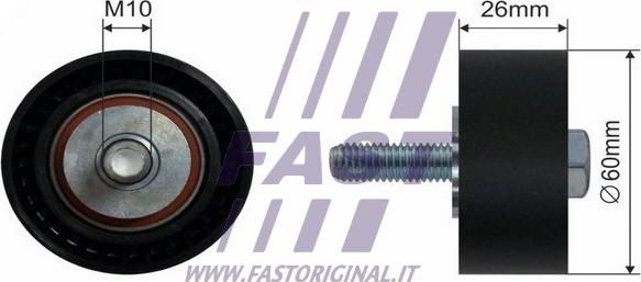 Fast FT44532 - Parazīt / Vadrullītis, Ķīļrievu siksna www.autospares.lv