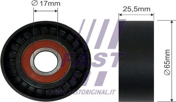 Fast FT44574 - Parazīt / Vadrullītis, Ķīļrievu siksna www.autospares.lv