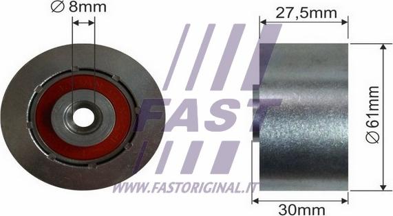 Fast FT44084 - Parazīt / Vadrullītis, Zobsiksna autospares.lv